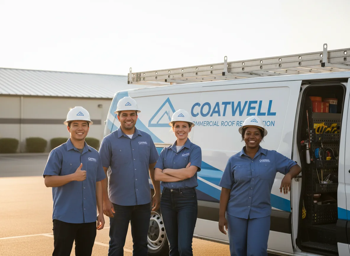 Commercial roof coating company in West Concord, MN